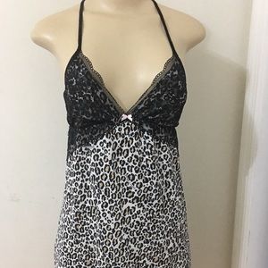 Victoria's Secret leopard Racerback lingerie XS
